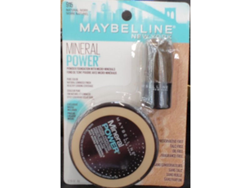 Maybelline New York Mineral Power Powder, Natural Ivory, 8 g