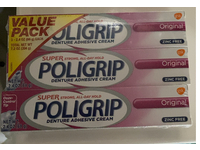 Poligrip Denture Adhesive Cream, Original, 2.4 oz/68 g, Pack Of 3 - Image 3