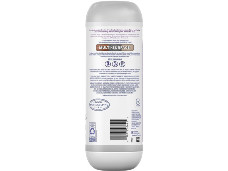 Swiffer Power Mop Floor Cleaner, Lavender, 25.3 fl oz/750 mL