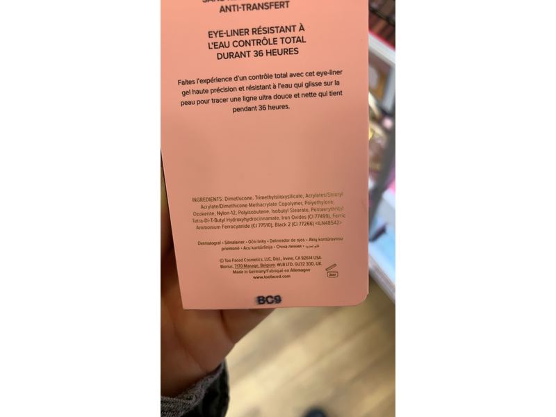 Too Faced Killer Liner Waterproof Gel Eyeliner - Black