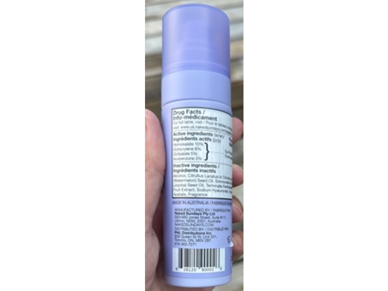 Naked Sundays Hydrating Glow Mist, SPF 50+, 75 mL