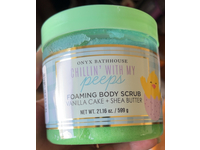Onyx Bathhouse Chillin' With My Peeps Foaming Body Scrub, Vanilla Cake + Shea Butter, 21.16 oz/599 g - Image 3