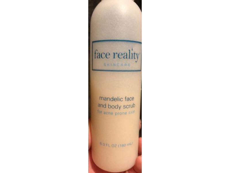 Face Reality Skincare Mandelic Face And Body Scrub, 6 fl oz/180 mL