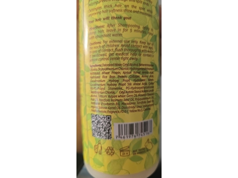 Ogoyi Cosmetics Conditioner Cream, 16 oz/450 mL
