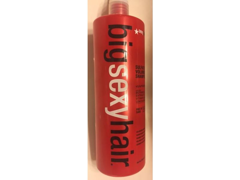 Sexy Hair Big Sexy Hair Volumizing Shampoo, Sulphate Free, 33.8 fl oz/1000 ml