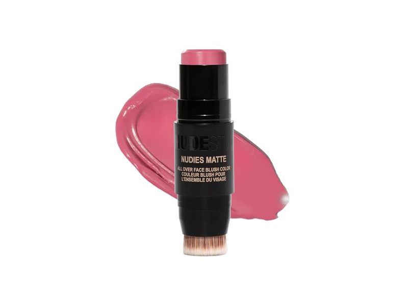 Nudestix Nudies Matte All Over Face Blush Color, Bubba, 0.25 oz/7 g