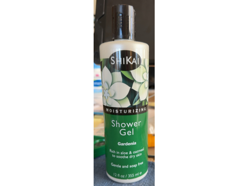 Shikai Moisturizing Shower Gel, Gardenia, 12 fl oz/355 mL, Pack Of 2