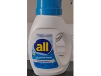 All Sensitive Fresh Detergent, Spring Breeze, 24 Loads, 30 fl oz/887 mL - thumbnail 2