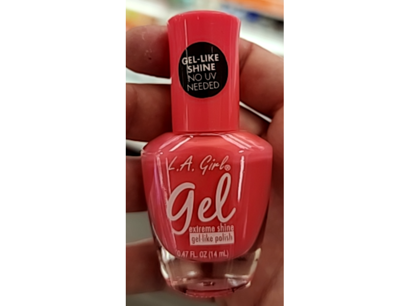 L.A. Girl Extreme Shine Gel, GNL706 Rio, 0.47 fl oz/14 mL