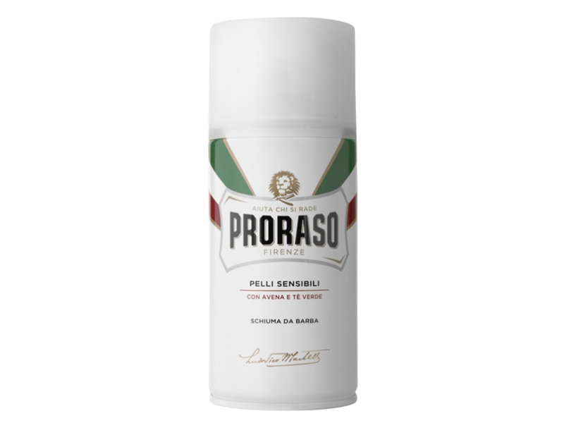 Proraso Firenze Shaving Foam, Green Tea & Oats, 10.3 oz/300 mL