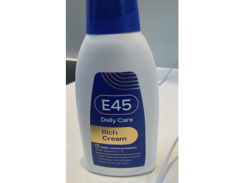 E45 Daily Care Rich Cream, Vitamin C+E, 400 mL