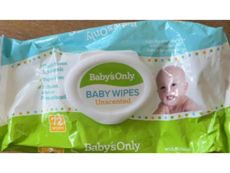 Baby's Only Baby Wipes, Unscented, 72 Count
