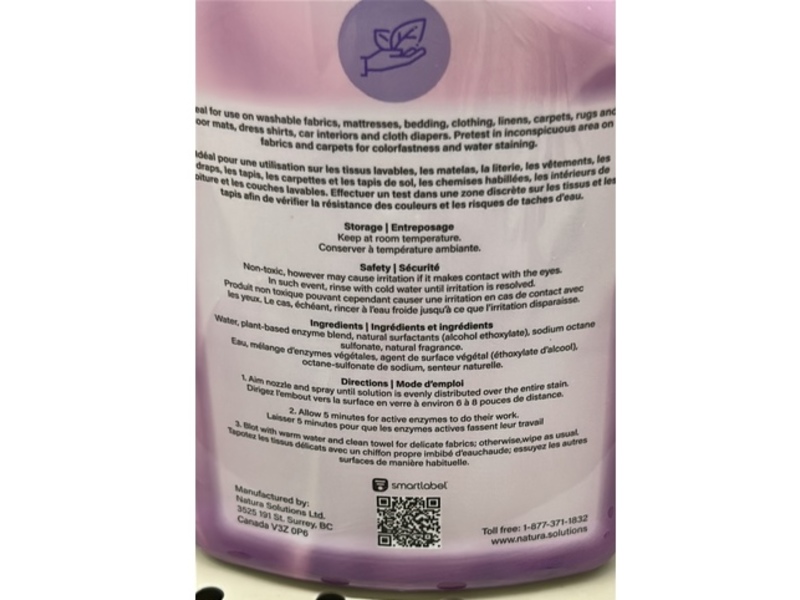 Natura Solutions Stain Remover, 680 mL