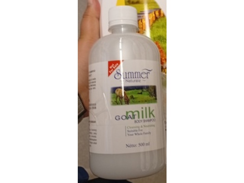 Summer Goat Milk Body Shampoo, 500 mL