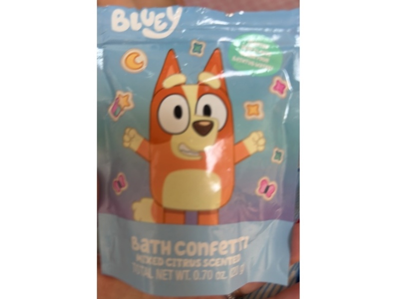 Bluey Bath Confetti, Mixed Citrus Scented, 0.70 oz