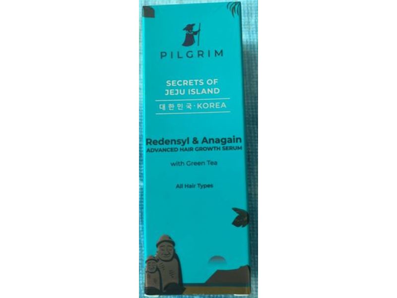 Pilgrim Secrets Of Jeju Island Redensyl & Anagain Hair Growth Serum, 1.7 fl oz/50 mL