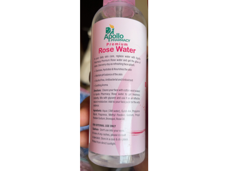 Apollo Pharmacy Premium Rose Water, 100 mL