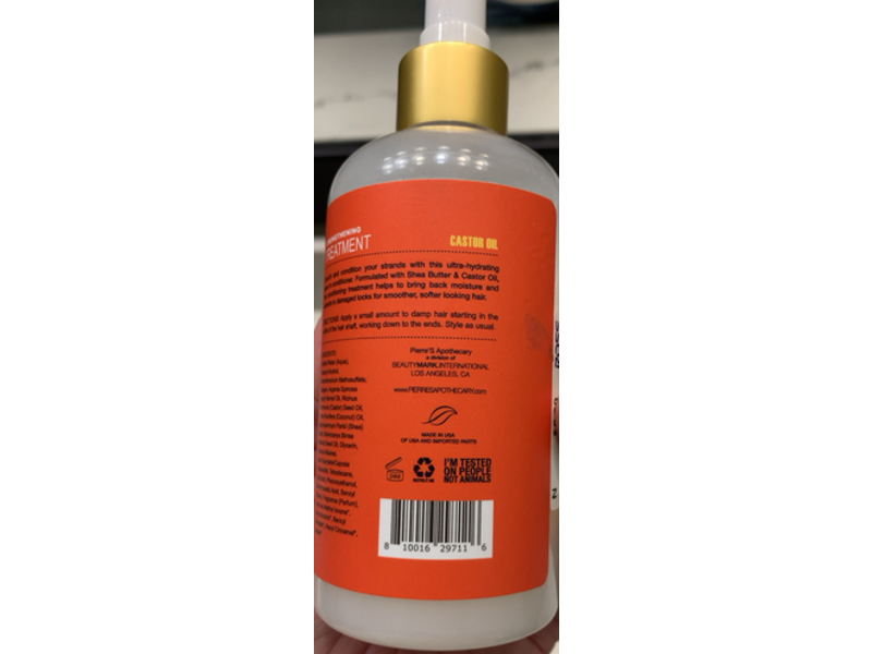 Pierre's Apothecary Strengthening Treatment Leave In Castor Oil, 8 fl oz/237 mL