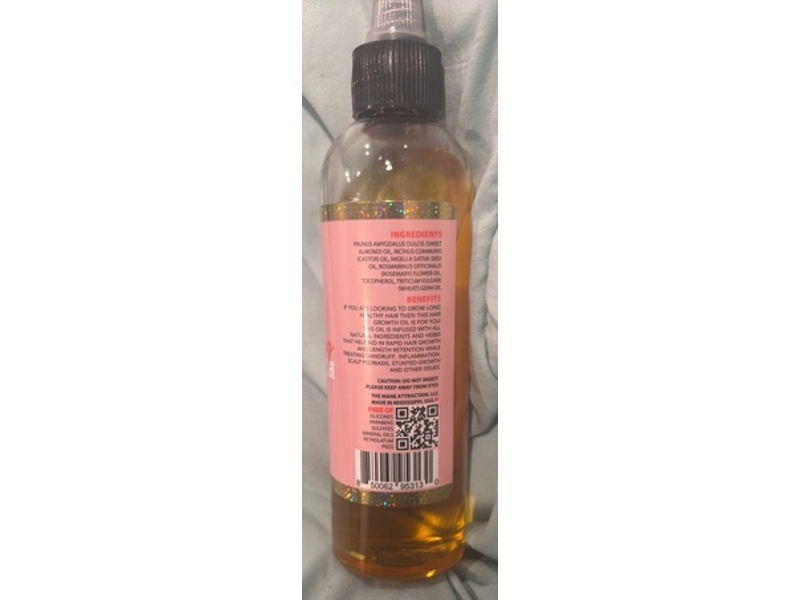 The Mane Attraction Stimulating Hair Growth Oil, 4 oz/120 mL