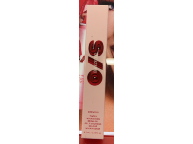 One/Size Browkiki Tinted Nourishing Brow Gel, Auburn, 0.14 fl oz/4.2 mL