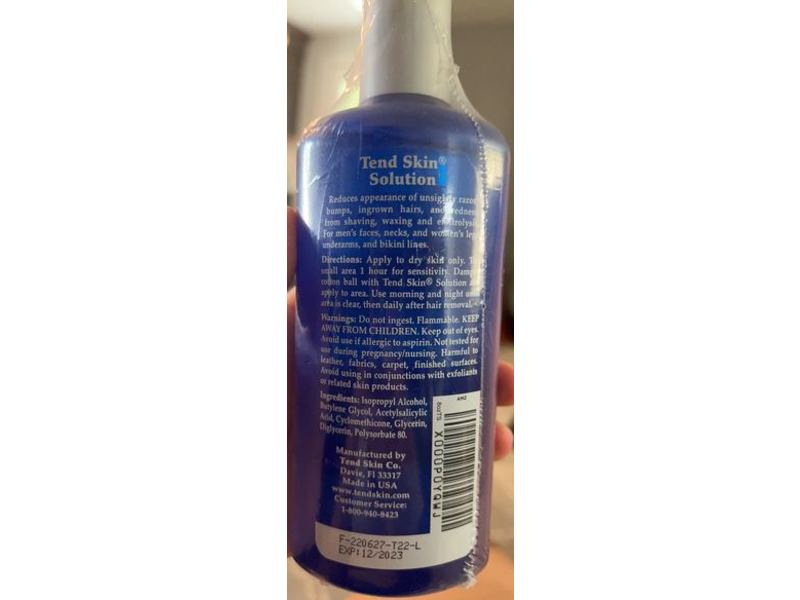 Tend Skin Solution Ingrown Hairs, Razor Bumps, Shaving/Waxing, 8 fl oz/236 mL