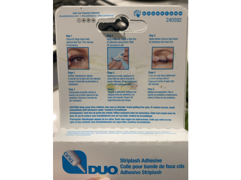 Duo Eyelash Adhesive, White/Clear, 0.25 oz/7 g