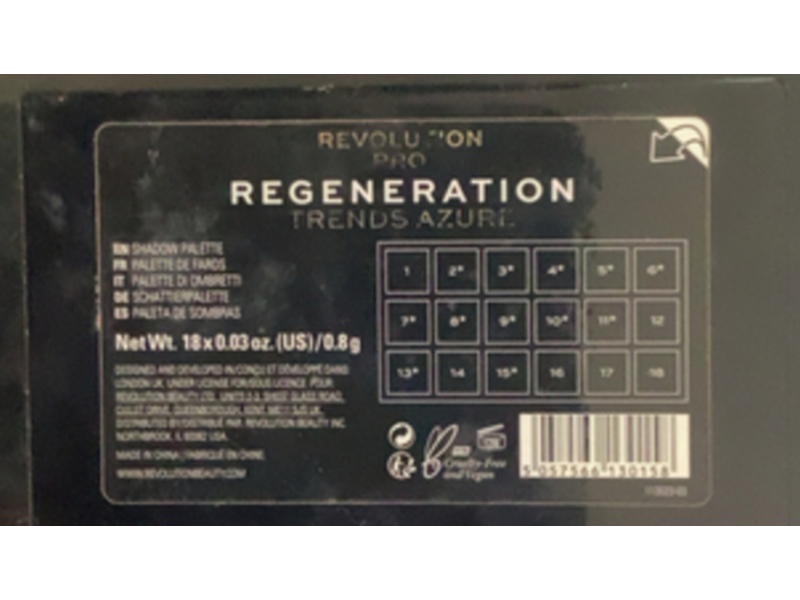 Revolution Pro Regeneration Eyeshadow Palette
