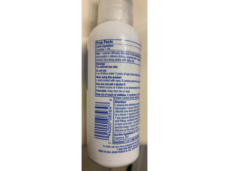 Avon Foot Works Anti Fungal Foot Spray, 3.4 fl oz/100 mL