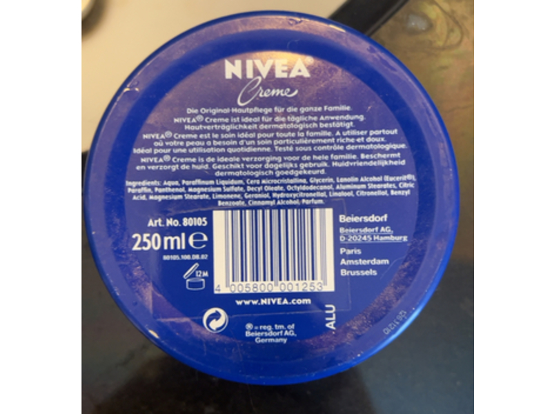 Nivea Creme, 250 mL