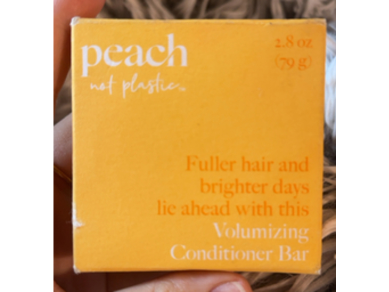 Peach Not Plastic Volumizing Conditioner Bar, 2.8 fl oz/79 g