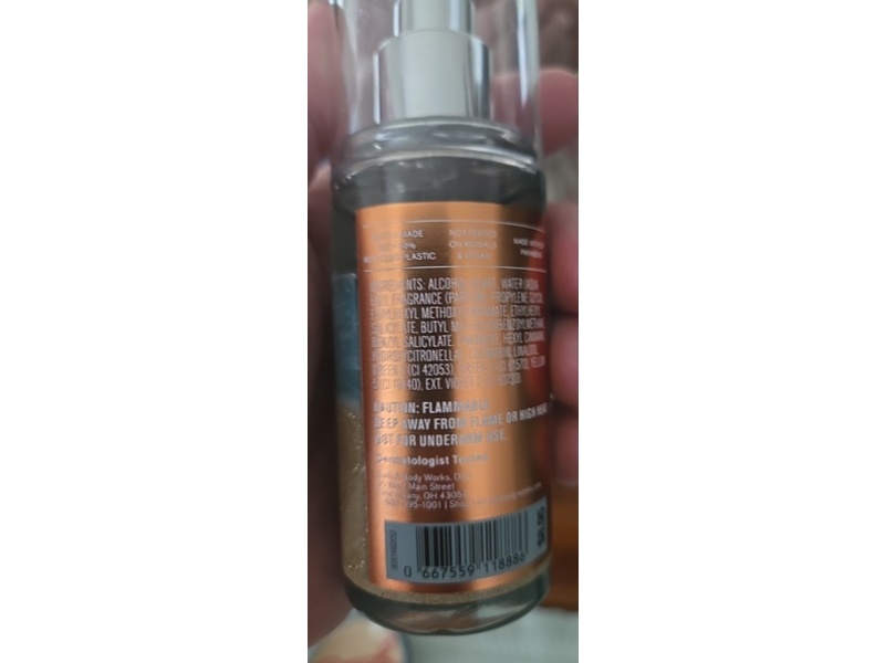Bath & Body Works Fine Fragrance Mist, At The Beach, 2.5 fl oz/75 mL