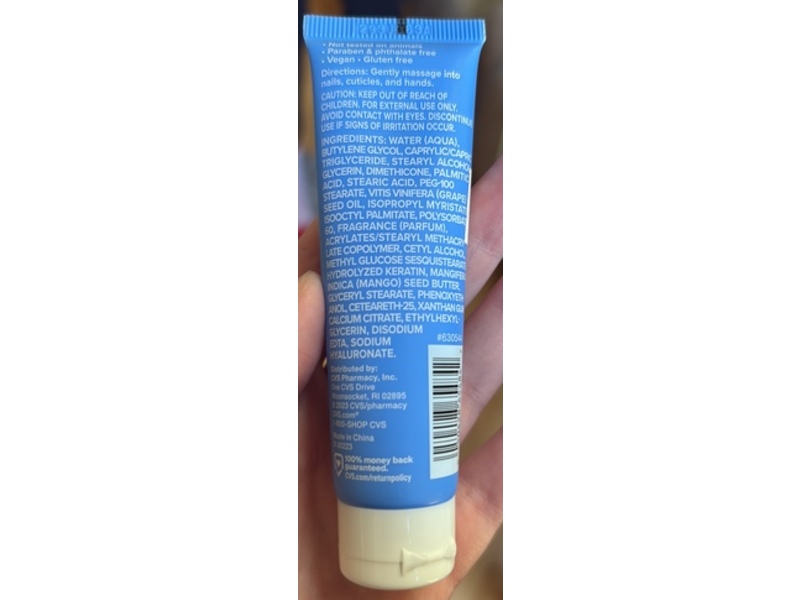 Pop.Arazzi Keratin & Calcium Hand, Nail & Cuticle Cream, White Tea, 1 fl oz/30 mL