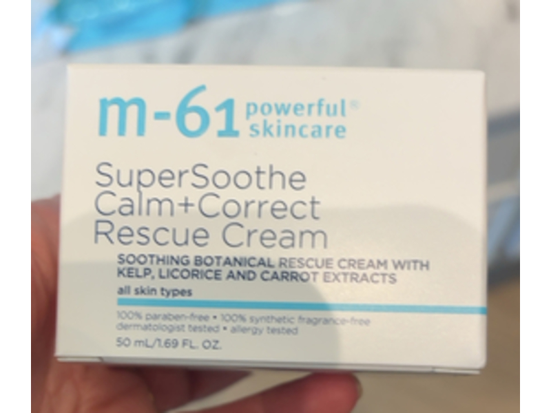 M-61 Super Soothe Calm + Correct Rescue Cream, 1.69 fl oz/50 mL