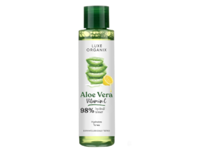 Luxe Organix Toner, Aloe Vera + Vitamin C, 5.07 fl oz/150 mL