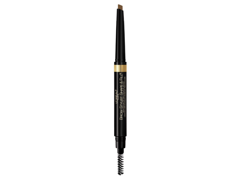 L'Oréal Paris Makeup Brow Stylist Shape & Fill Mechanical Eye Brow Makeup Pencil, Dark Blonde, 0.008 oz