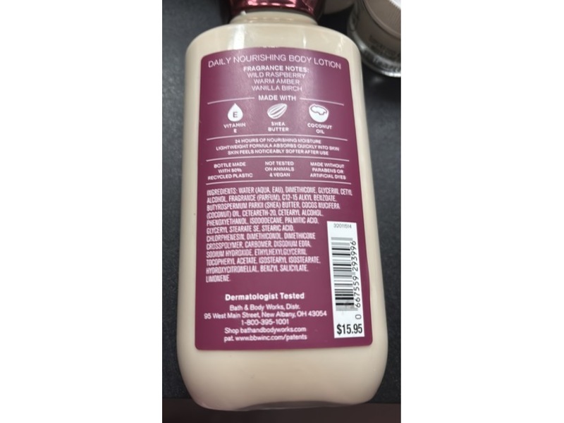 Bath & Body Works Autumn Drive Daily Nourishing Body Lotion, Shea Butter + Coconut Oil, 8 fl oz/236 mL