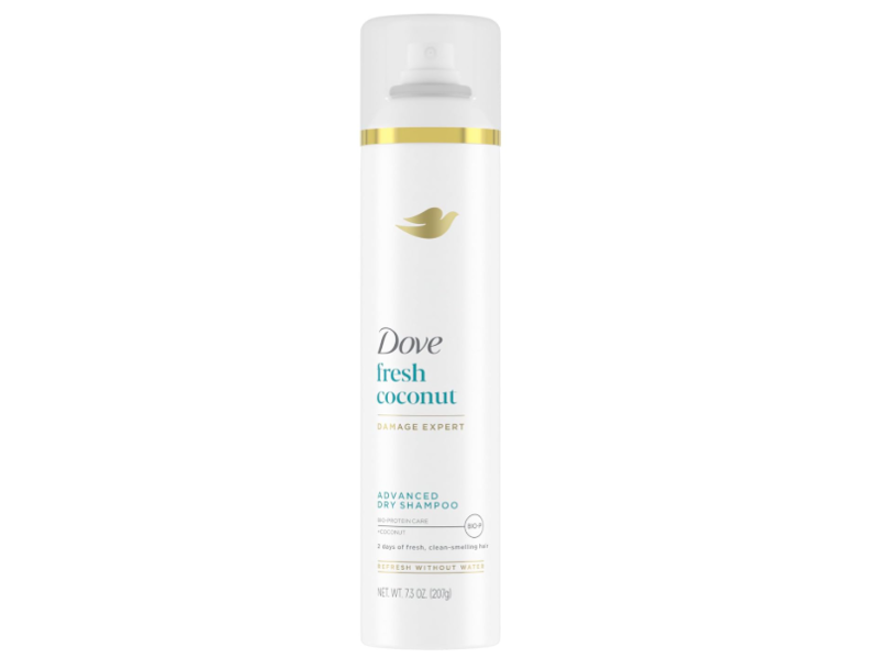 Dove Advanced Dry Shampoo, Fresh Coconut, 7.3 oz/207 g