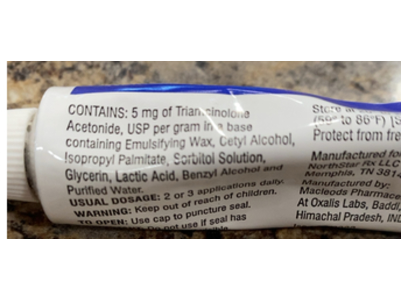 Triamcinolone Acetonide Cream USP 0.5%,15 g, Northstar RxLLC (RX)