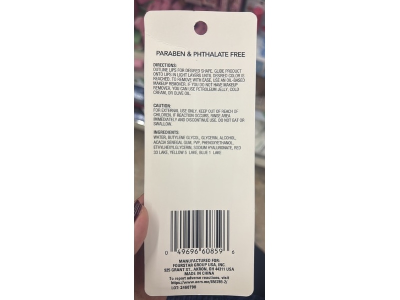 b.Pure Lip Stain, Rosewood, 0.06 fl oz/1.7 mL