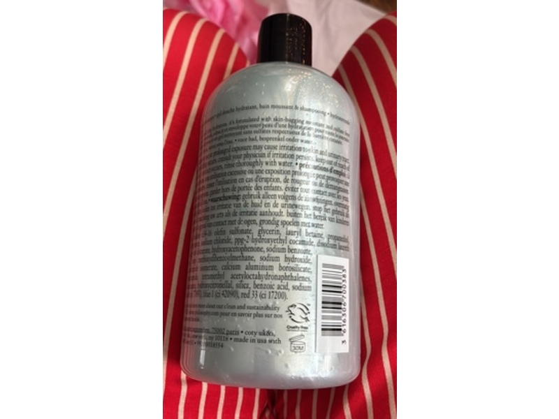 Philosophy Hydrating Shower Gel , Snow Angel, 16 fl oz/480 mL