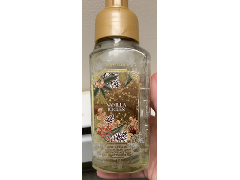 White Barn Gentle & Clean Foaming Hand Soap, Vanilla Icicles, 8.75 fl oz/259 mL