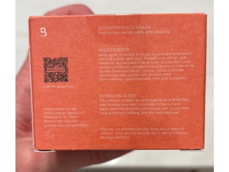 Barefaced Toning Pads, 60 Count