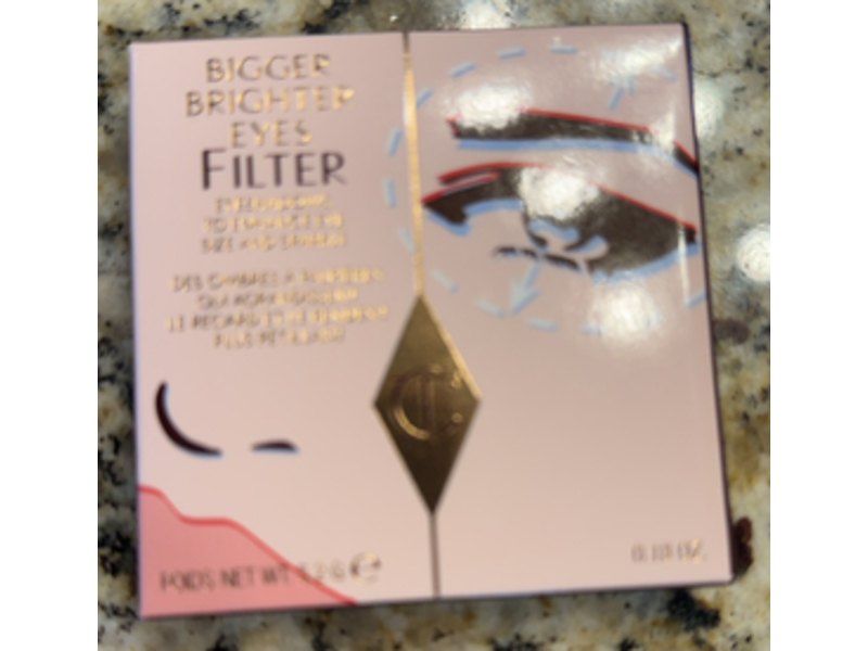 Charlotte Tilbury Bigger Brighter Eyes Filter Eyeshadow Palette, Exagger Eyes, 0.18 oz/ 5.2 g