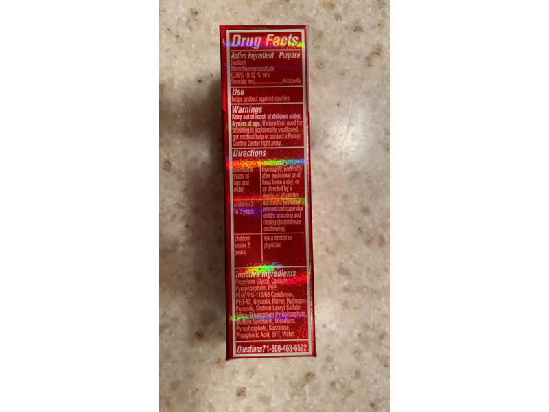 Colgate Optic White Advanced Teeth Whitening Toothpaste, Sparkling White - 0.75 oz