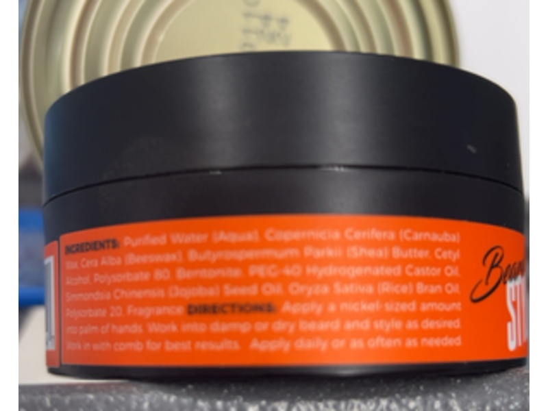 Wild Willies Beard Styling Paste, Durable Hold, 2 fl oz/59.41 mL