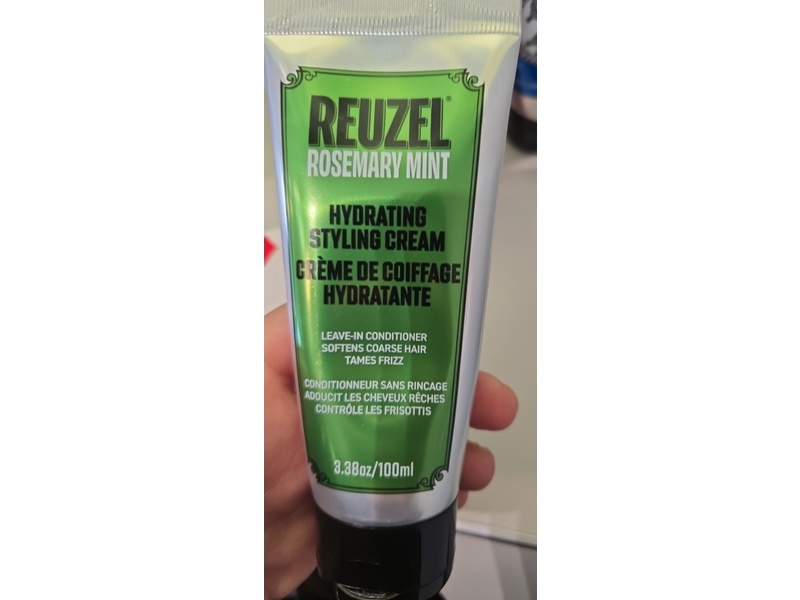 Reuzel Hydrating Styling Cream, Rosemary Mint, 3.38 oz/100 mL