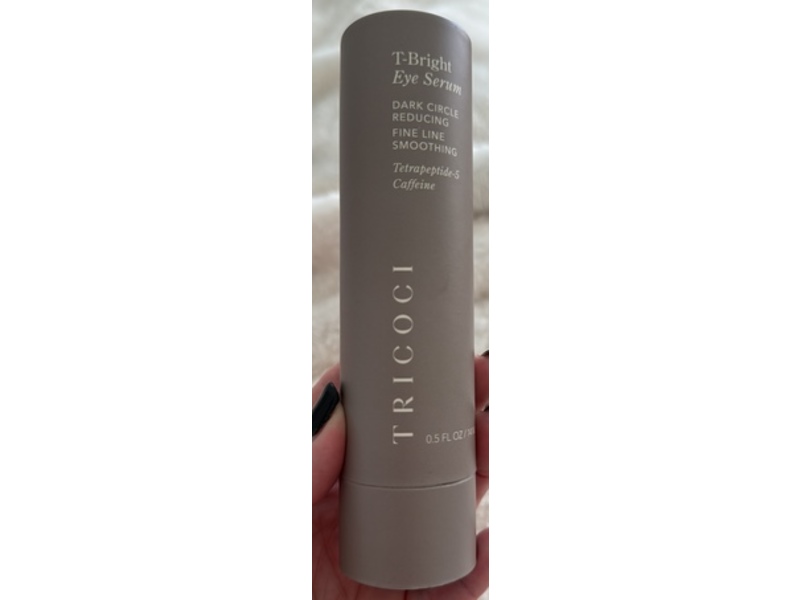 Tricoci T-Bright Eye Serum, Tetrapeptide-5 + Caffeine, 0.5 fl oz/14 mL