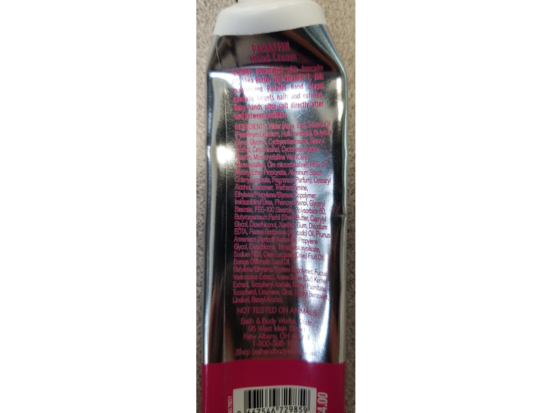 Bath & Body Works Paraffin Hand Cream, 1 fl oz | 29 mL