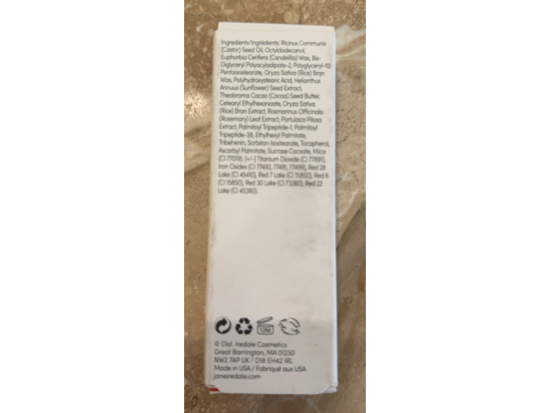 Jane Iredale ColorLuxe Hydrating Cream Lipstick, Mulberry, 0.07 oz/2 g