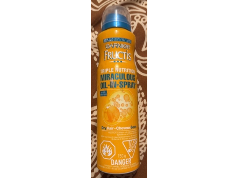Garnier Fructis Triple Nutrition Miraculous Oil-In-Spray, 150 g